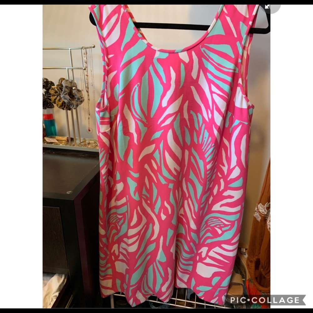 Lilly Pulitzer Sabrina Shift || Pink Papaya Playa